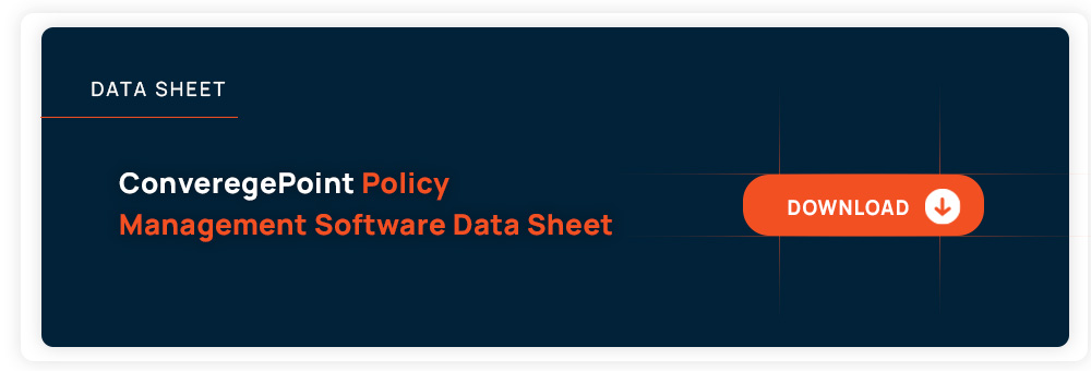 ConveregePoint Policy Management Software Data Sheet