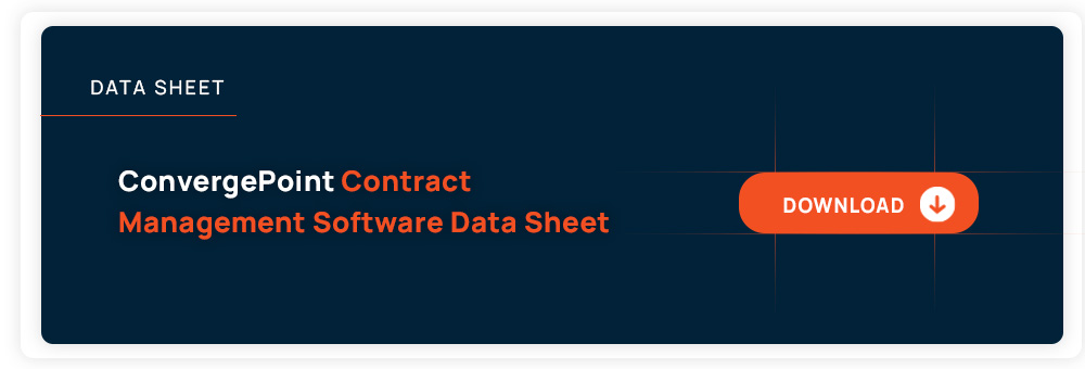ConvergePoint Contract Management Software Data Sheet